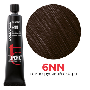 Професійна фарба для волосся Goldwell Topchic 60 мл 6NN темно-русявий екстра 4021609000181 фото