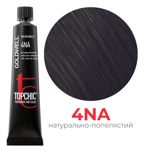 Профессиональная краска для волос Goldwell Topchic 60 мл 4NA натурально-пепельный 4021609000525 фото
