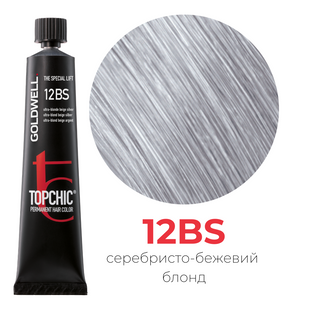 Профессиональная краска для волос Goldwell Topchic 60 мл 12BS ультра бежевый серебристый блондин 4021609001218 фото