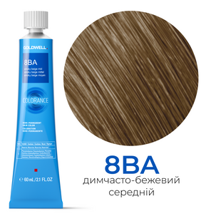 Безаміачна тонуюча фарба для волосся Goldwell Colorance 60 мл 8BA димчасто-бежевий середній 4021609215417 фото