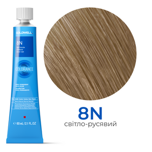 Безаміачна тонуюча фарба для волосся Goldwell Colorance 60 мл 8N світло-русявий 4021609215813 фото