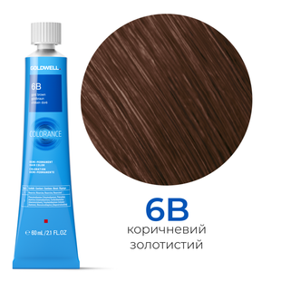 Безаммиачная тонирующая краска для волос Goldwell Colorance 60 мл 6B коричневый золотистый 4021609215394 фото