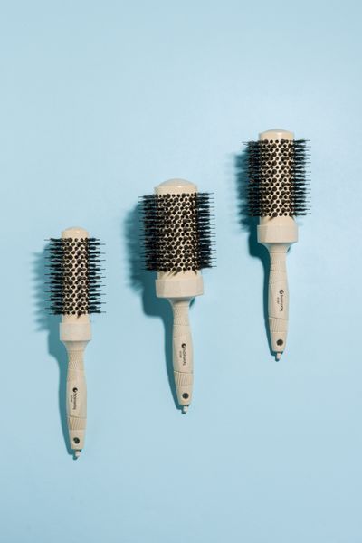 Hairway Термобрашинг "Organica", бежевый, &Oslash; 53/68 мм, с наконечником для распутывания -ECO 4250395419055 фото