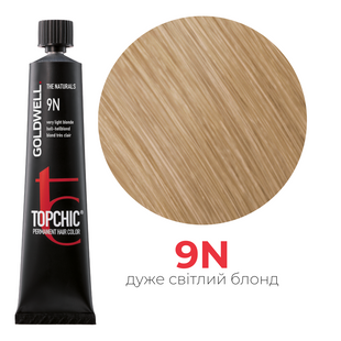 Профессиональная краска для волос Goldwell Topchic 60 мл 9N очень светлый блондин 4021609000136 фото