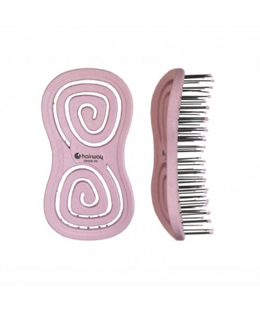 Hairway Щітка Organica масажна рожева 118 мм