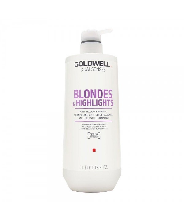 Шампунь DSN Blondes&Highlights проти жовтизни для освітленого волосся 1 л