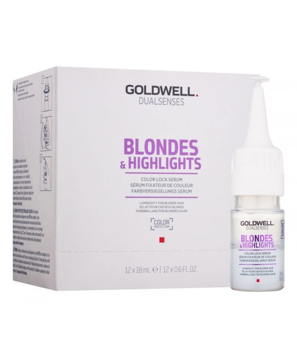 Сироватка DSN NEW Blondes&Highlights для збереження блонд-відтінку 12*18 мл